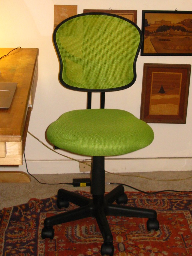 Cool, minty green for my hot tush.